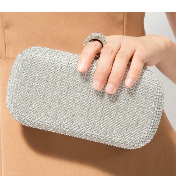 Rhinestone clutch purse NEW - Picture 2 of 7